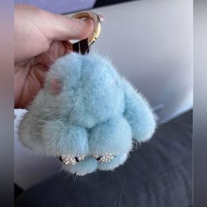 Real Fur keychain Bunny